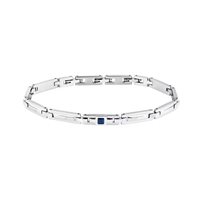 Pulsera Morellato Hombre Motown in Acero Zircone SALS129